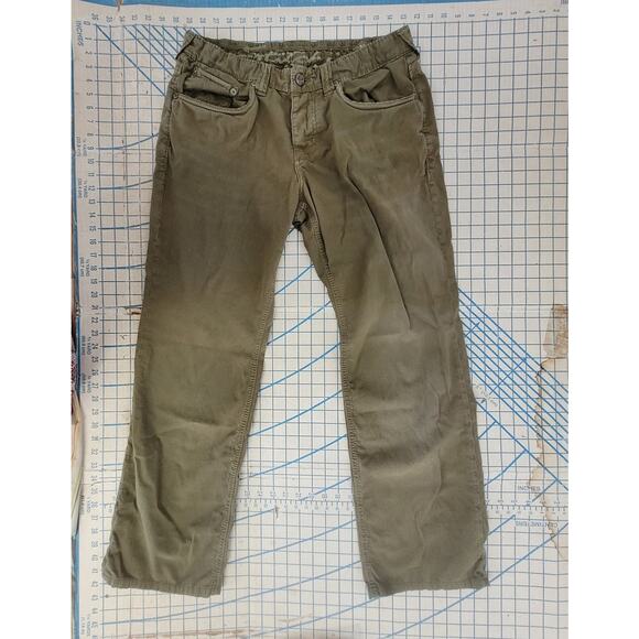 Stitch's Khaki Twill Mens 5 Pocket Button Fly Jeans Pants - Picture 6 of 16